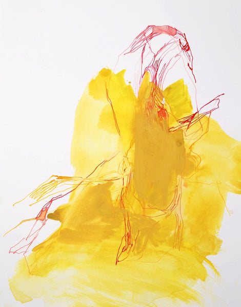 Yellow Stumbling Block, 2013. Elizabeth Gilfilen