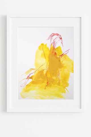 Yellow Stumbling Block, 2013. Elizabeth Gilfilen