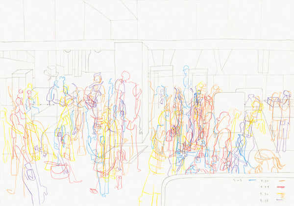 Time Lapse (Melbourne Airport Security), 2006. Briony Barr