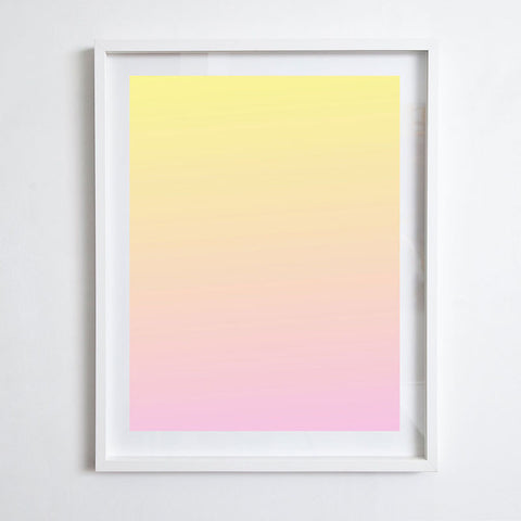 Fade - Yellow to Pink, 2015. Ed Granger