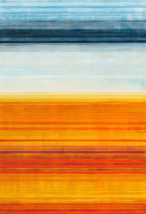 Color Bands - Yellowstone Orange, 2014. Julika Lackner