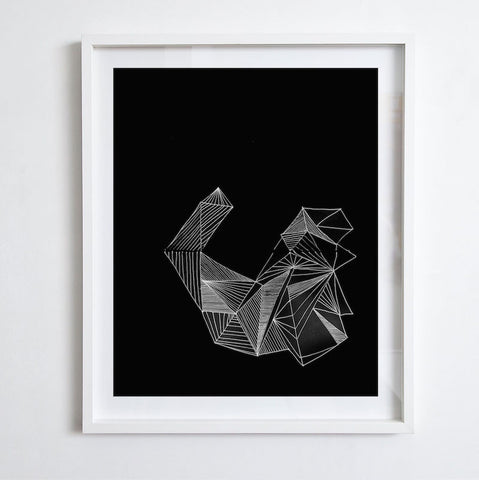 Angle - Negative, 2014. Print by Lauren Simmonds