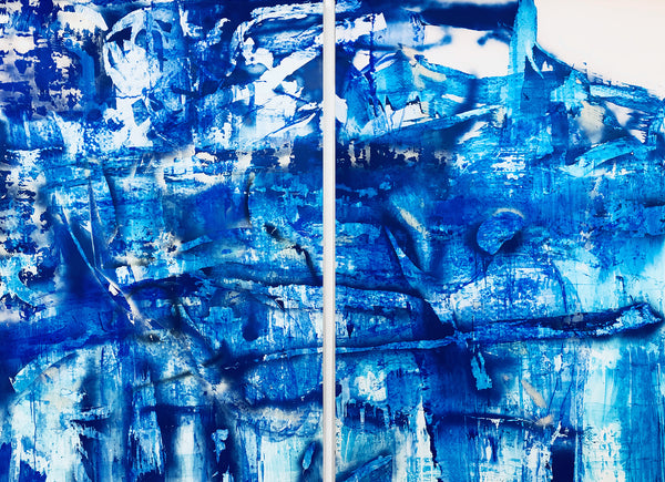 B2 Diptych, 2017. Chris Trueman